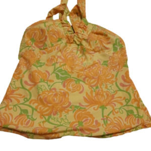 LILLY Pulitzer Tankini Sz 0 Yellow Orange Swim